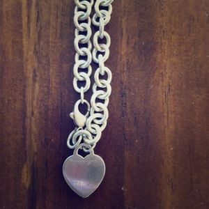 Tiffany & Co. heart tag charm bracelet